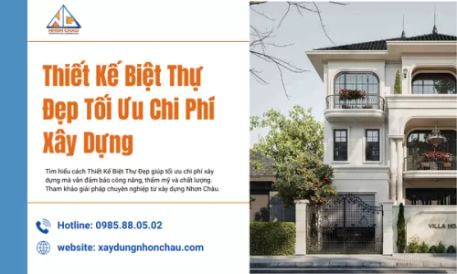 Thiết Kế Biệt Thự Đẹp Tối Ưu Chi Phí Xây Dựng