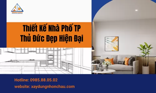 Thiết Kế Nhà Phố TP Thủ Đức Đẹp Hiện Đại