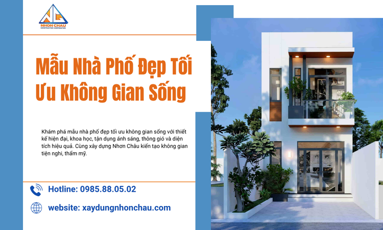 Mẫu Nhà Phố Đẹp Tối Ưu Không Gian Sống – Giải Pháp Kiến Tạo Không Gian Hiện Đại