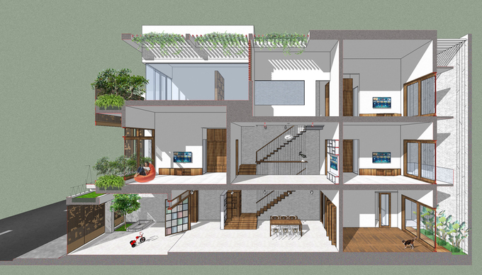 Giải Pháp Cho Nhà Phố Thiếu Sáng Và Bí Bách