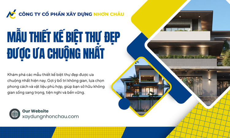 Tầm Quan Trọng Của Mẫu Thiết Kế Biệt Thự Hiện Đại
