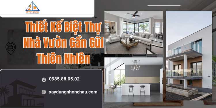 Thiết Kế Biệt Thự Nhà Vườn Gần Gũi Thiên Nhiên – Không Gian Sống Lý Tưởng Cho Gia Đình Hiện Đại