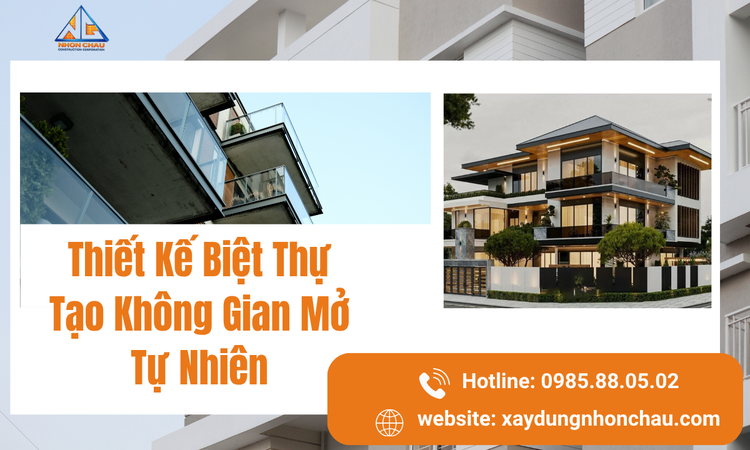 Thiết Kế Biệt Thự Tạo Không Gian Mở Tự Nhiên – Xu Hướng Sống Xanh Đẳng Cấp