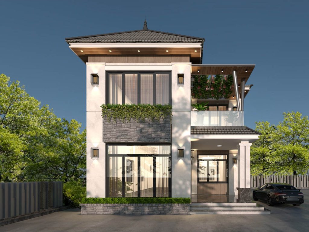 So sánh biệt thự mái Nhật và công trình xây dựng biệt thự cổ điển